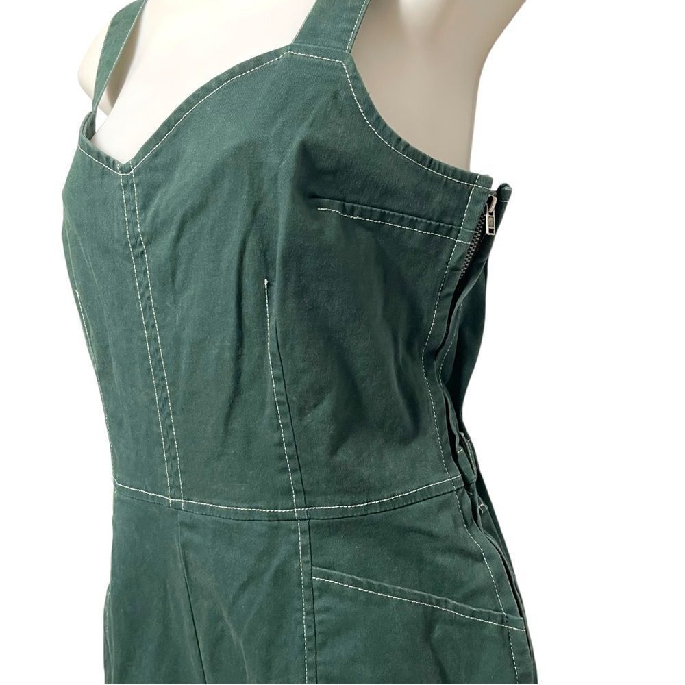 MODCLOTH A Solid Plan Cropped Wide Leg Retro Jumpsuit S - Picture 3 of 9